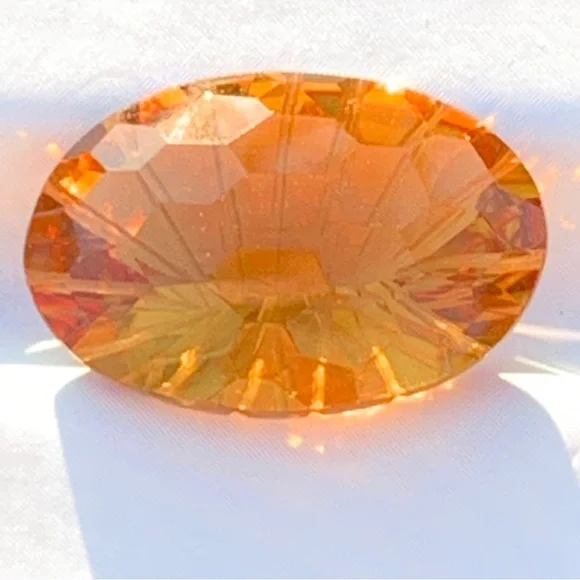9.30 Carats Natural Citrine Nice Cut Gemstone - Picture 17 of 17